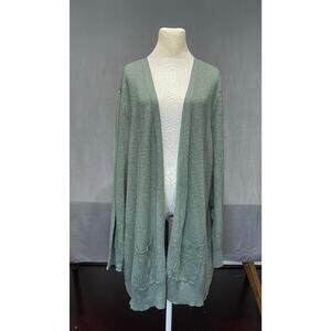 Love Ellie open-front cardigan sz 3X minimalist comfy-chic casual lounge wear